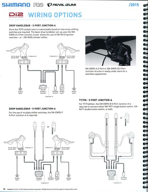 shimano ultegra di2 junction box for internal wiring|shimano di2 series breakdown.